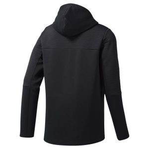 Reebok Thermowarm Control Kapuzenpullover Herren - Schwarz - DE 410-GPM